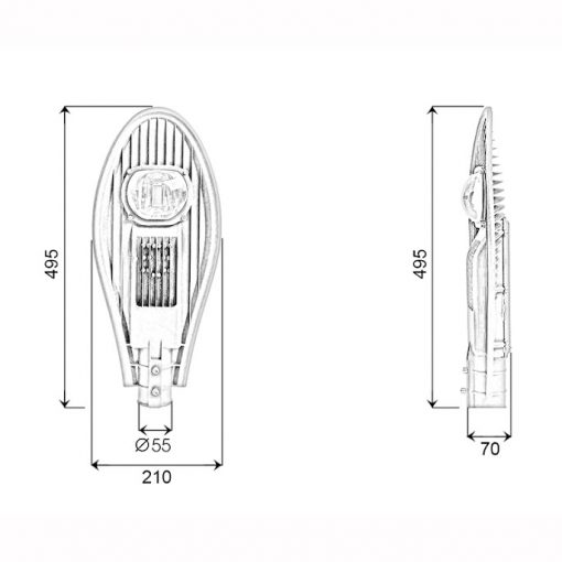 Led Đèn Đường 50w