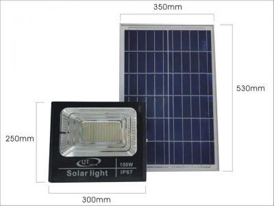 Đèn pha năng lượng mặt trời 150w Đèn pha năng lượng mặt trời 150w